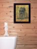 "Thinking Room" By Gail Eads, Printed Wall Art, Ready To Hang Framed Poster, Black Frame