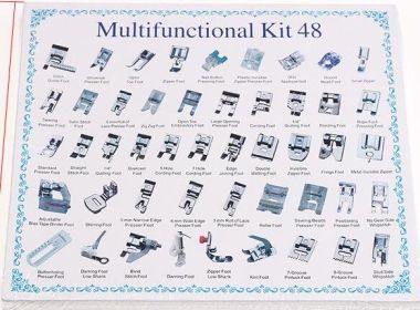 Multifunctional Sewing Accessories Hardcover Presser Foot Set Household Sewing Machine Presser Foot (Option: 48-Simple packagingpack)